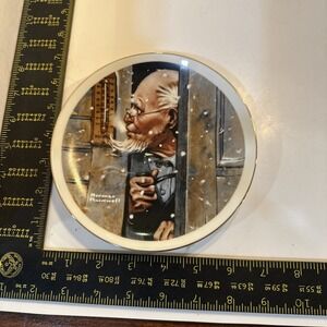 Norman Rockwell "Cold Man" 6.5" Plate Made Exclusively For IMM
